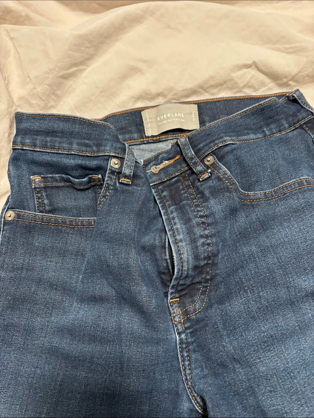 Everlane high rise skinny jeans